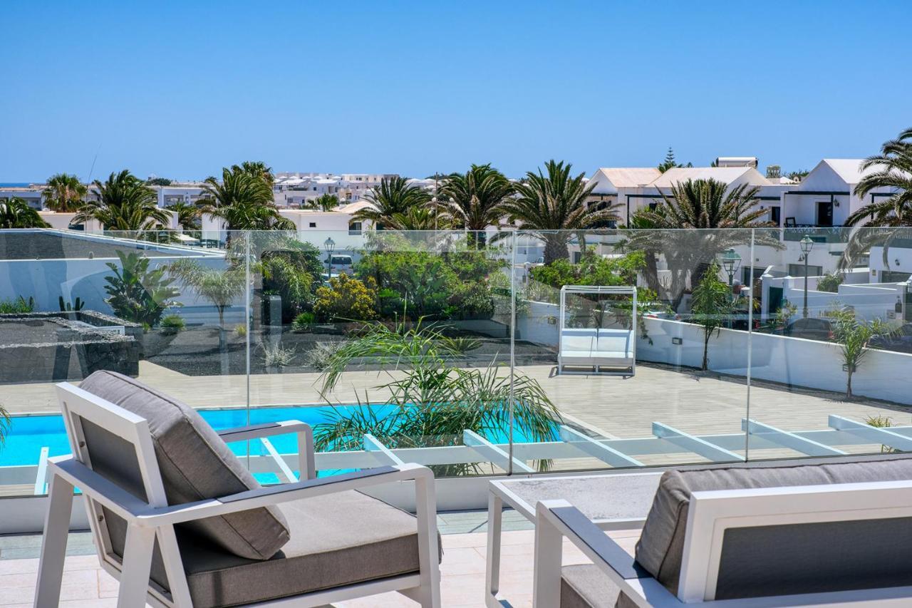 Luminosa vivienda vacacional con vista a la piscina Costa Teguise Exterior foto